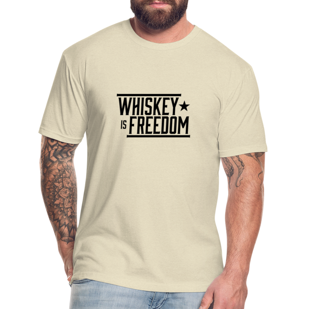 Whiskey is Freedom | Men's Tee - heather cream