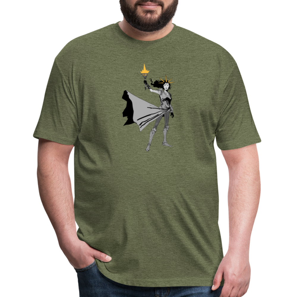 Liberty Hero | Men's Tee - heather military green