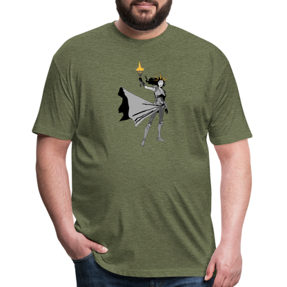 Liberty Hero | Men's Tee - heather military green