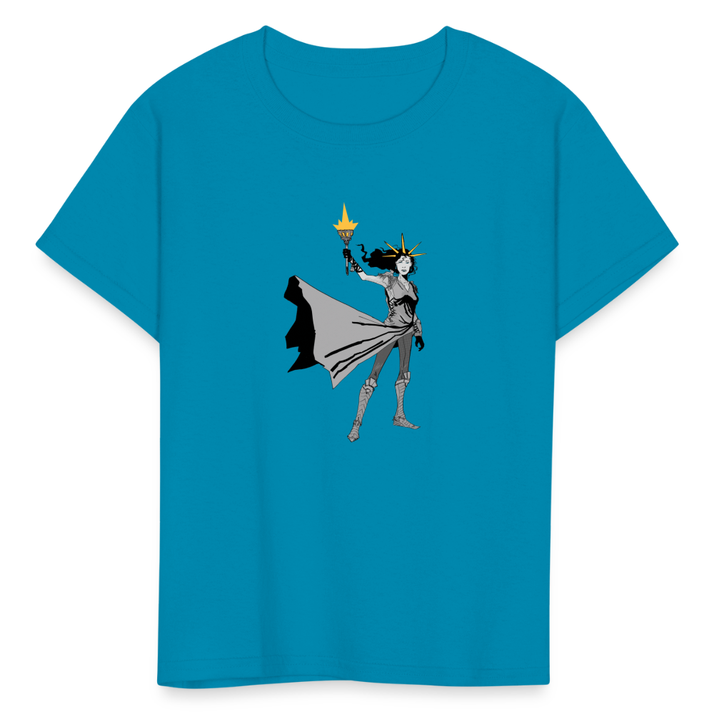 Liberty Hero | Youth Tee - turquoise