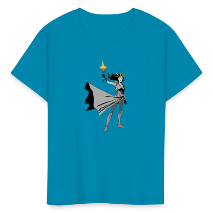 Liberty Hero | Youth Tee - turquoise