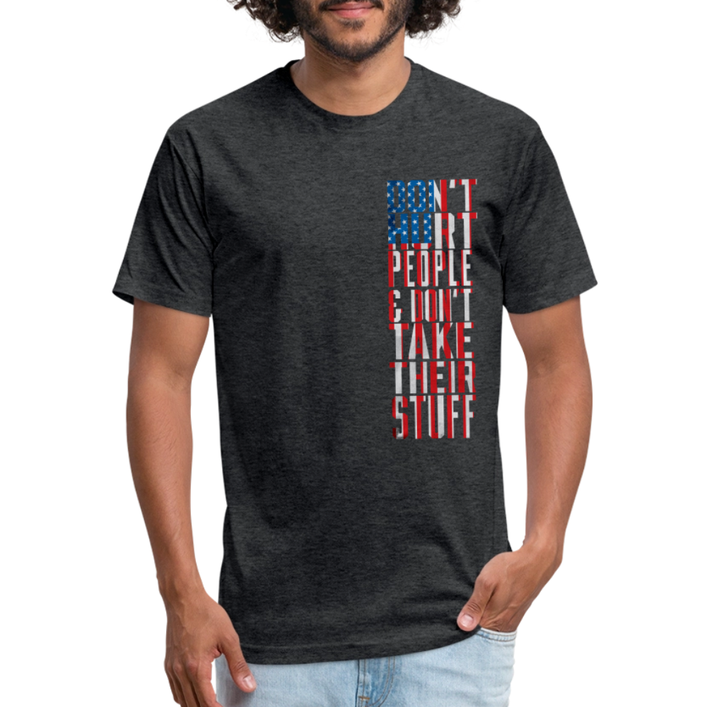 Don't Hurt People | Flag | Men's Tee - heather black