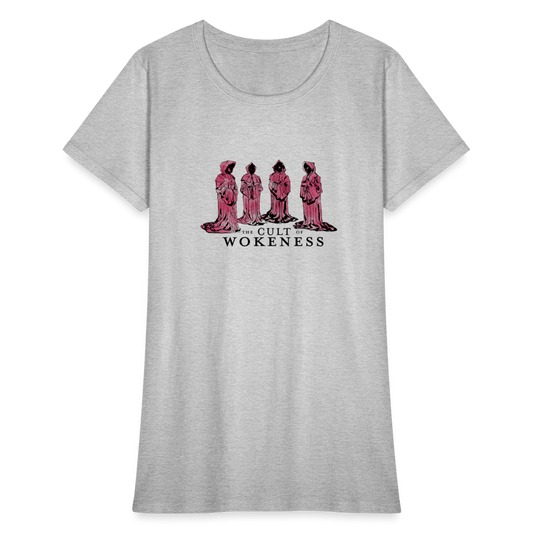 Cult of Wokeness | Women's Tee - heather gray