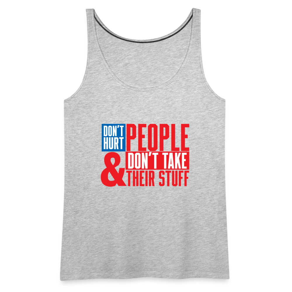 Don't Hurt People | America | Women's Tank - heather gray