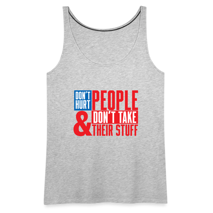 Don't Hurt People | America | Women's Tank - heather gray