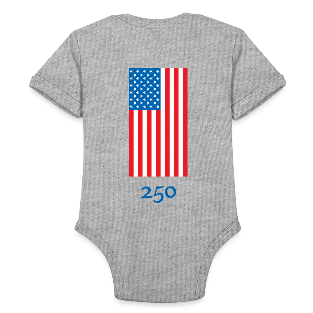 Spirit of '76 | Baby Onesie - heather grey