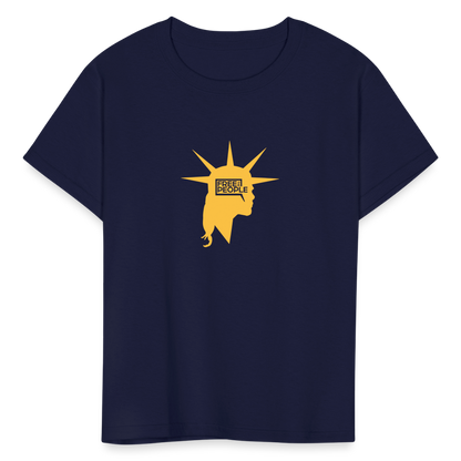 Liberty Head | Youth Tee - navy