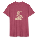 Adults Are Talking | Men's Tee - heather burgundy