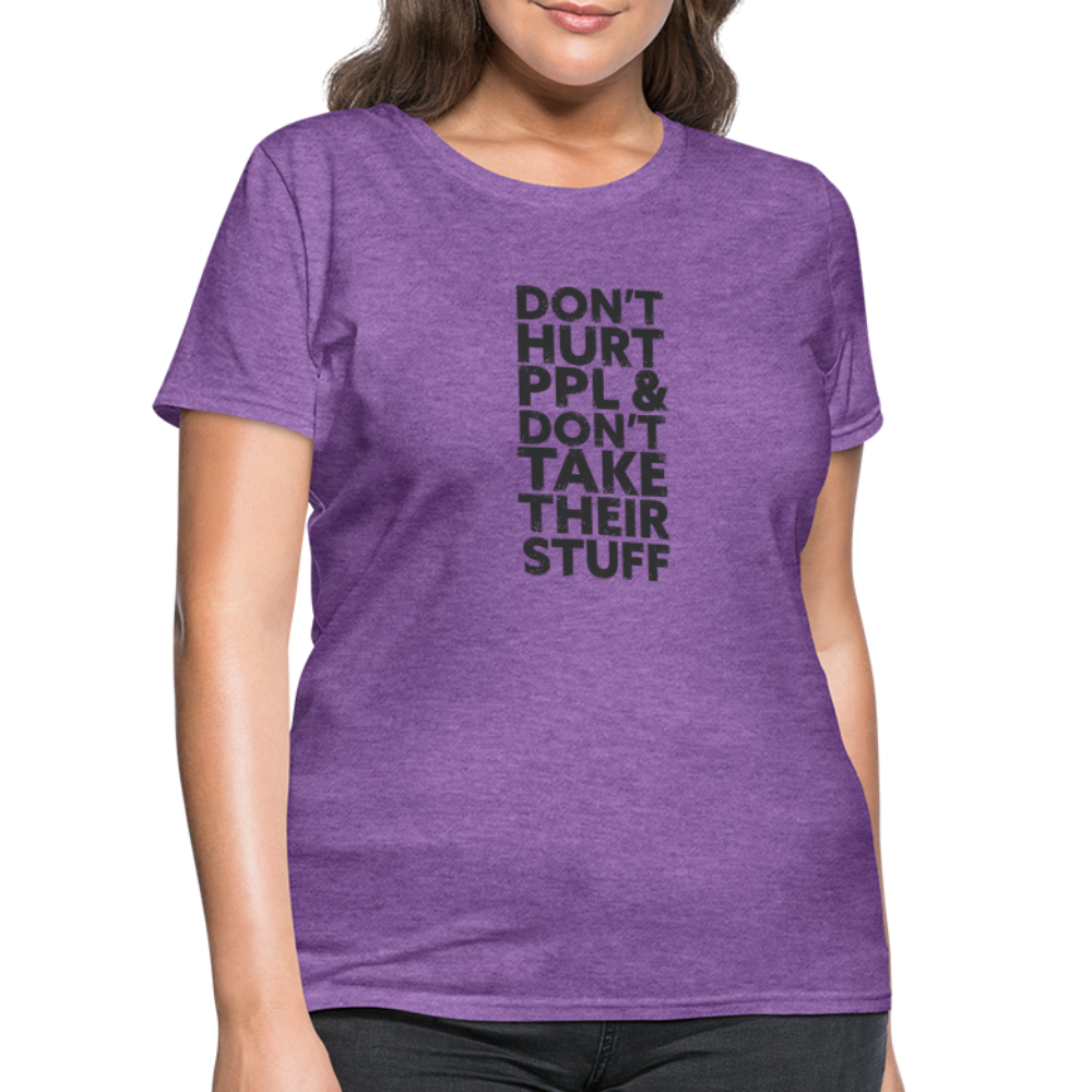 Don't Hurt People | Women's Tee - purple heather