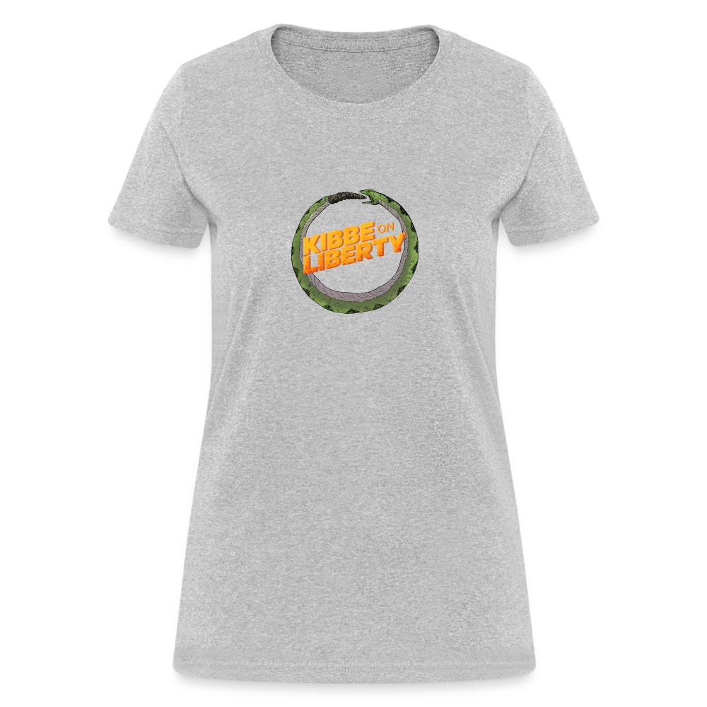 Kibbe on Liberty | Women's Tee - heather gray