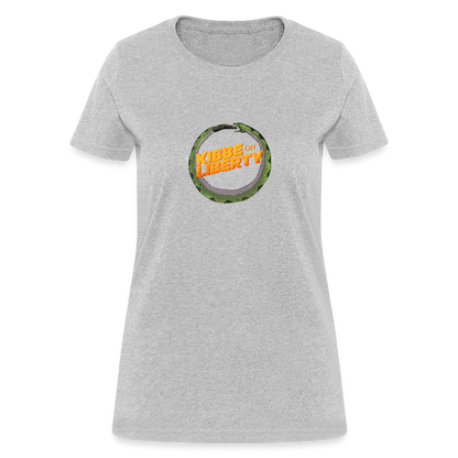 Kibbe on Liberty | Women's Tee - heather gray