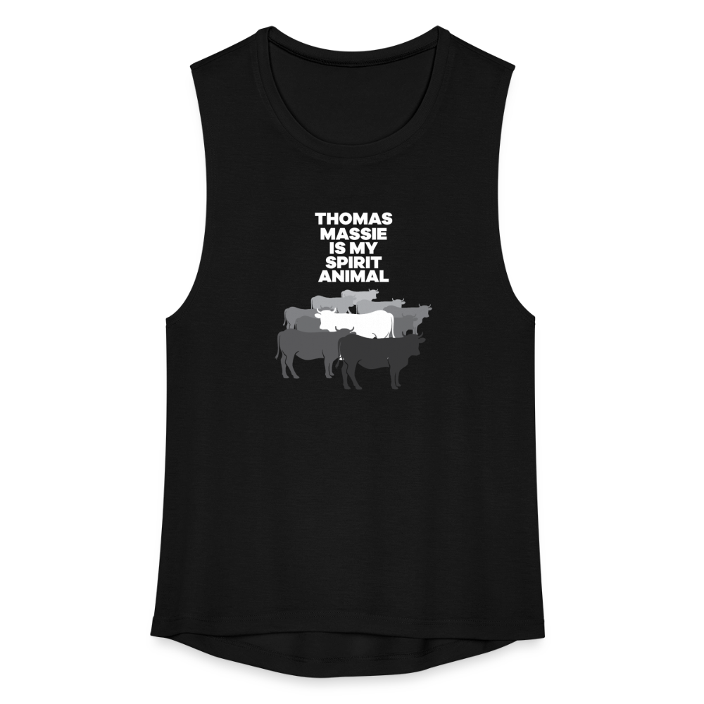 Thomas Massie Is My Spirit Animal | Women's Muscle Tank - black