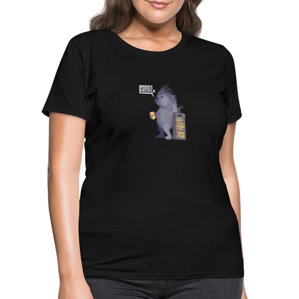 Porcupine Kegger | Women's Tee - black