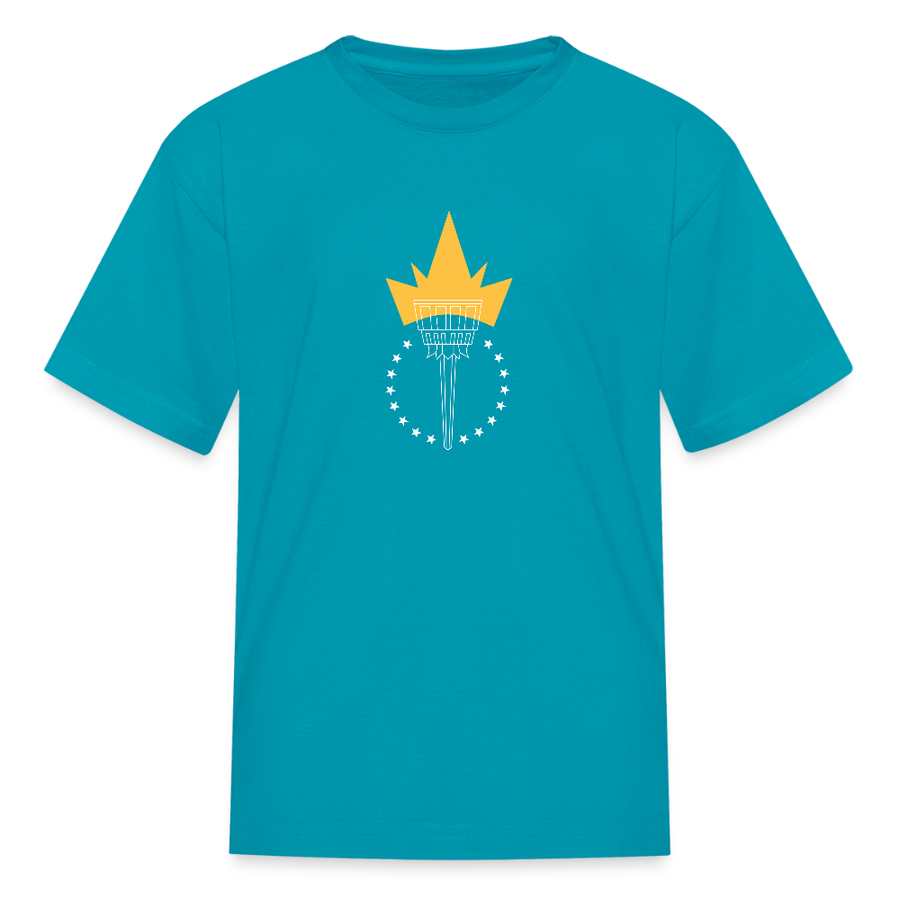 Freedom Torch | Youth Tee - turquoise