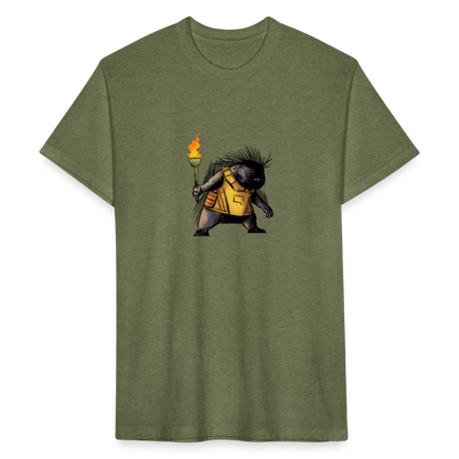 Free the Porcupine | Men's Tee - heather military green