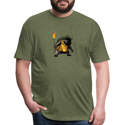 Free the Porcupine | Men's Tee - heather military green
