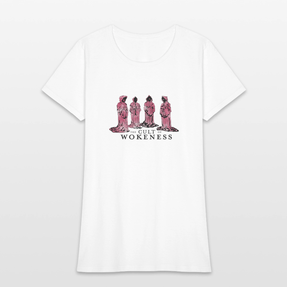 Cult of Wokeness | Women's Tee - white