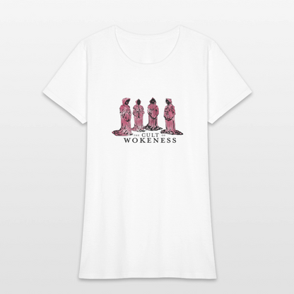 Cult of Wokeness | Women's Tee - white