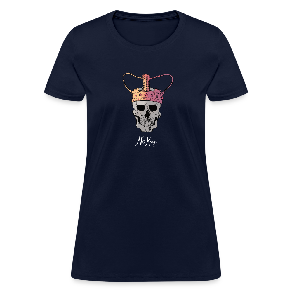 No Kings | Women's Tee - navy