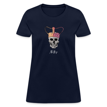 No Kings | Women's Tee - navy