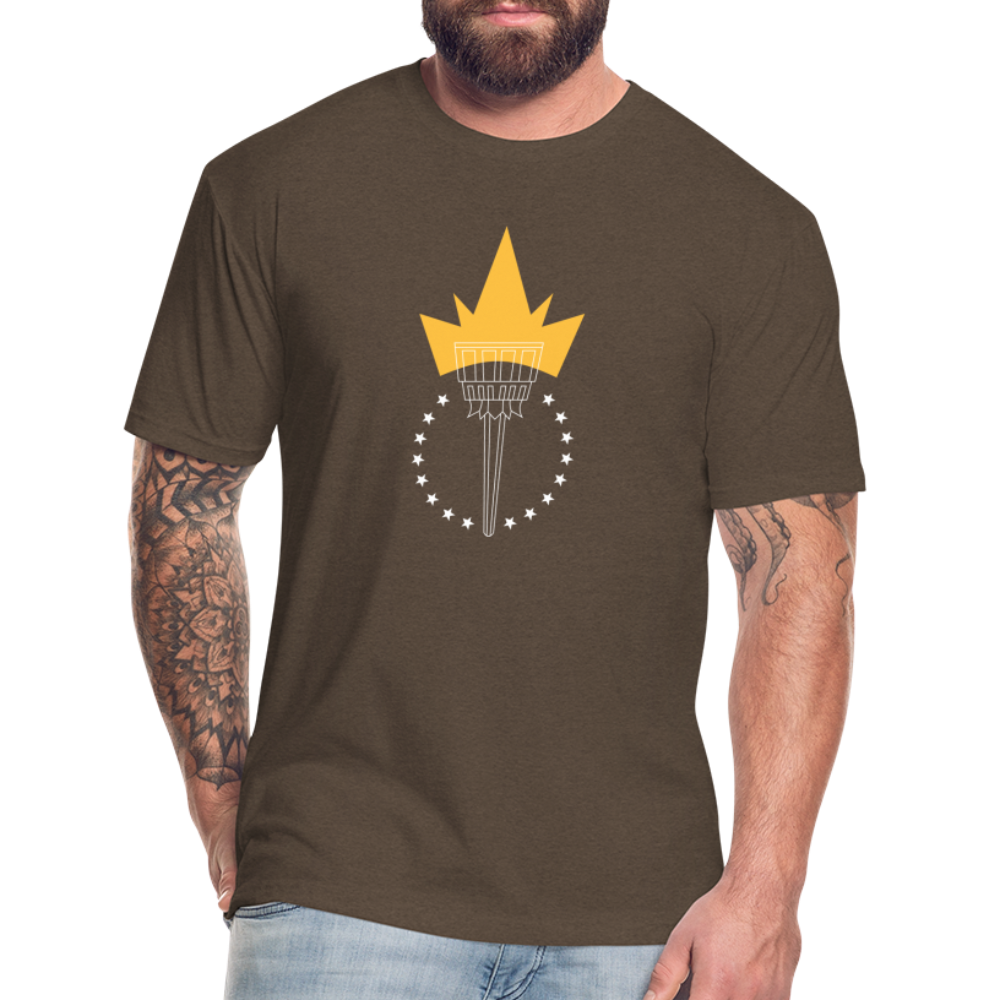 Freedom Torch | Men's Tee - heather espresso