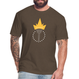 Freedom Torch | Men's Tee - heather espresso