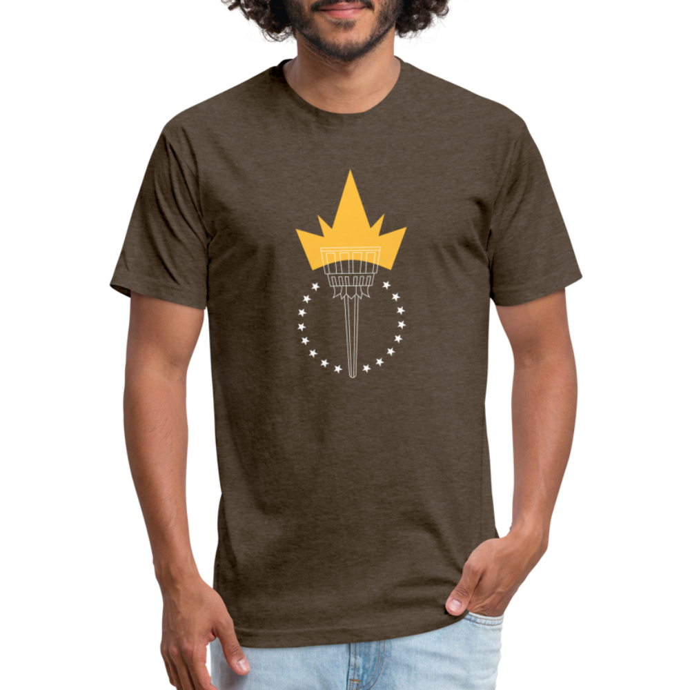 Freedom Torch | Men's Tee - heather espresso