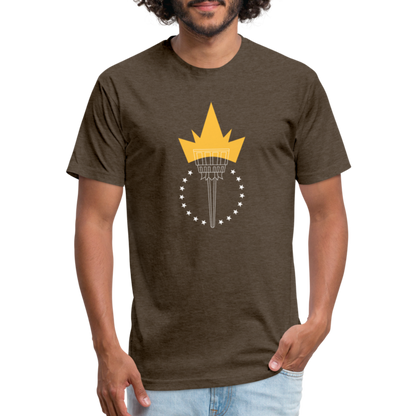 Freedom Torch | Men's Tee - heather espresso