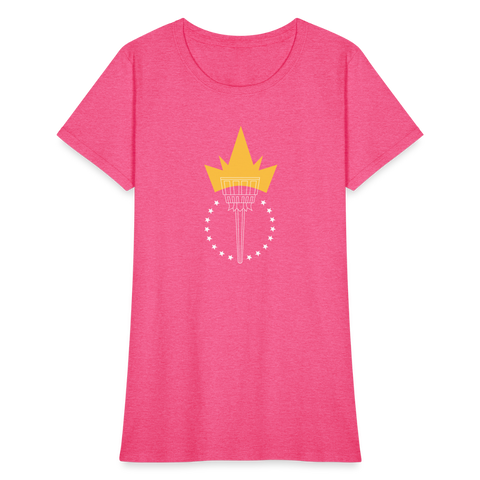 Freedom Torch | Women's Tee - heather pink