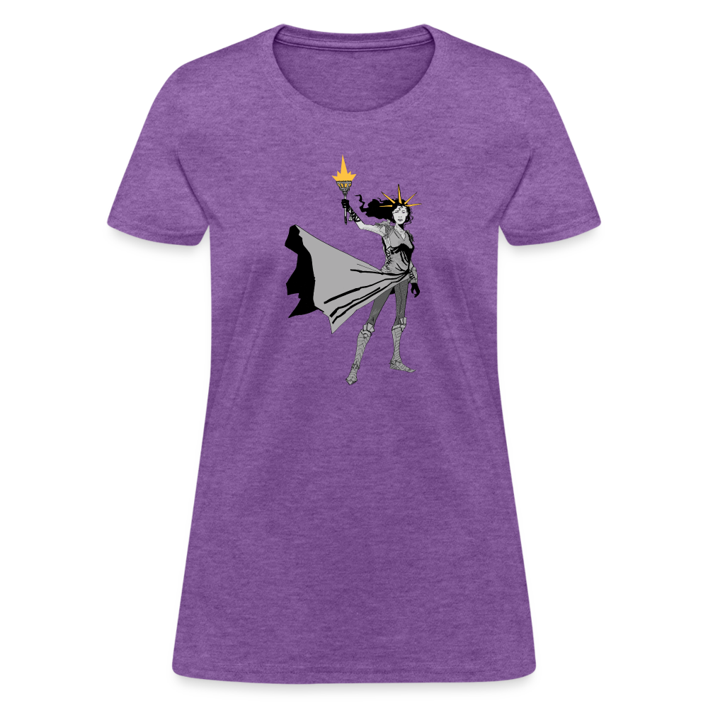 Liberty Hero | Women's Tee - purple heather