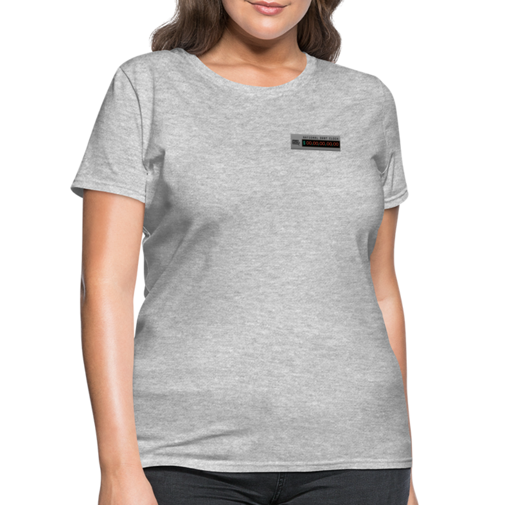 National Debt Clock | Women's Tee - heather gray