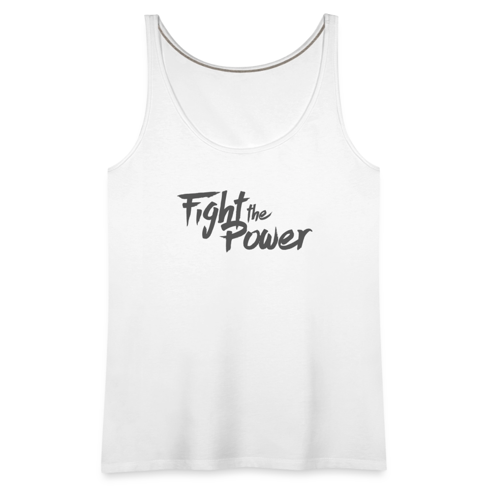 Fight the Power | Women's Tank - white