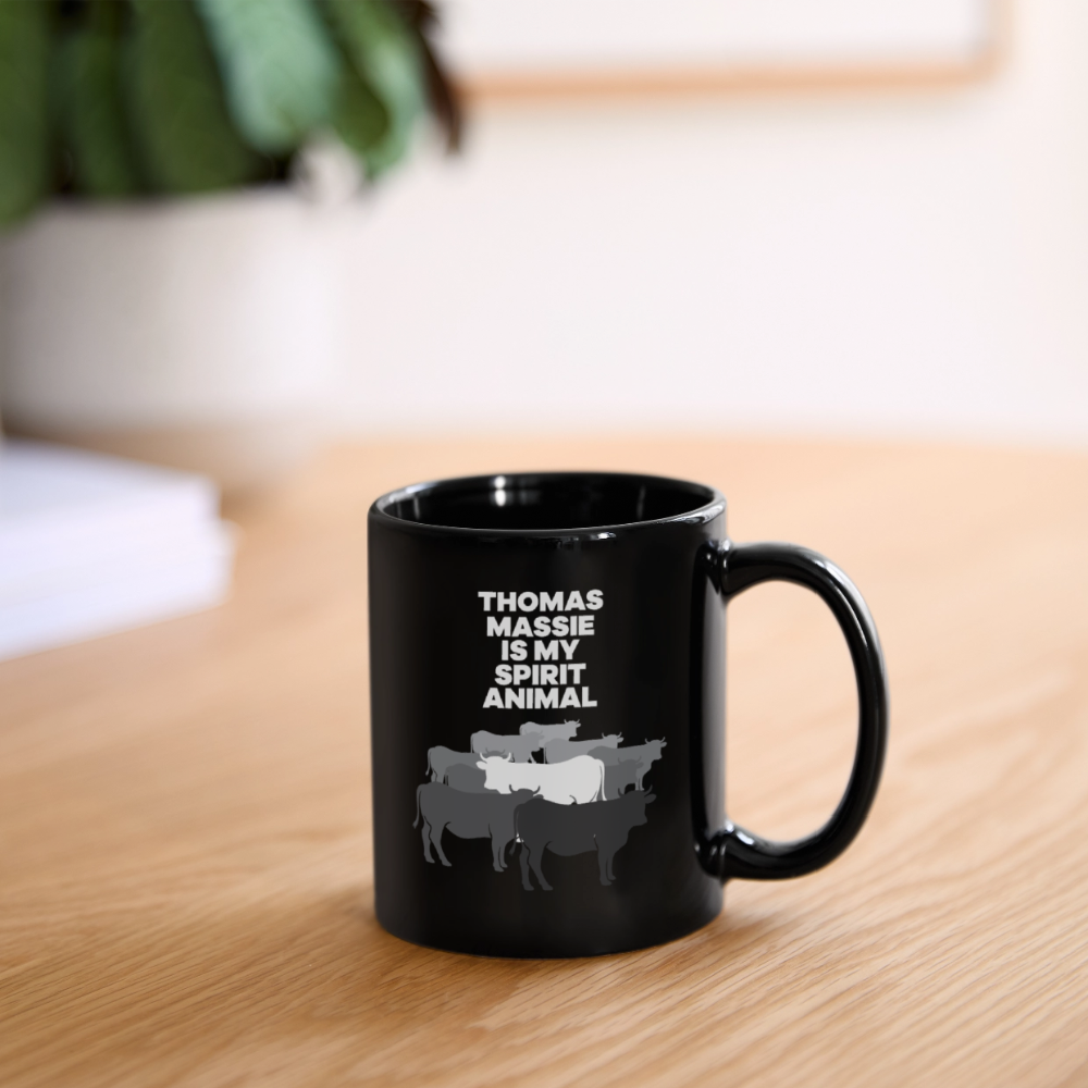 Thomas Massie Is My Spirit Animal Coffee Mug | Black Edition - black
