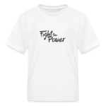 Fight the Power | Youth Tee - white