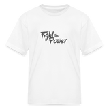 Fight the Power | Youth Tee - white