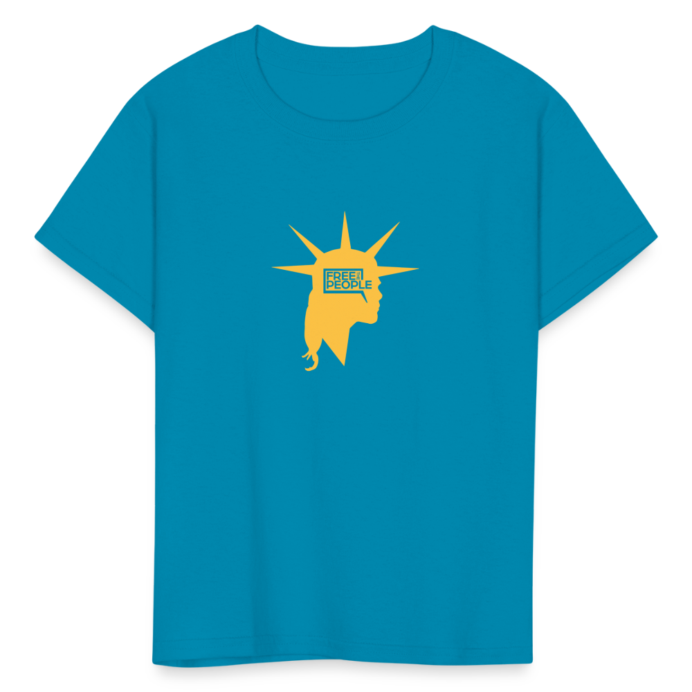 Liberty Head | Youth Tee - turquoise