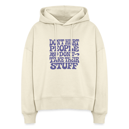 Don't Hurt People | Retro | Women's Hoodie - natural raw