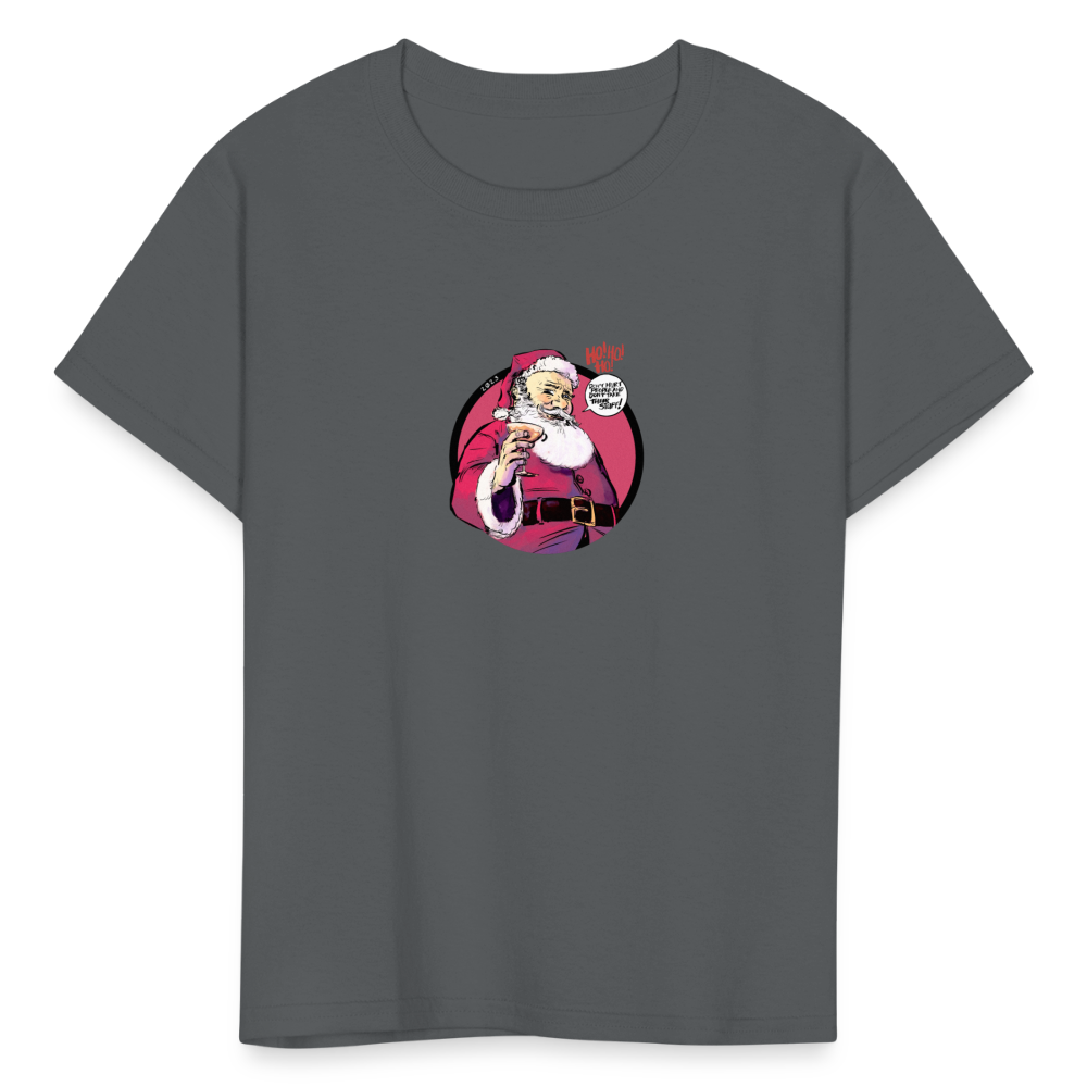 2023 Santa | Youth Tee - charcoal