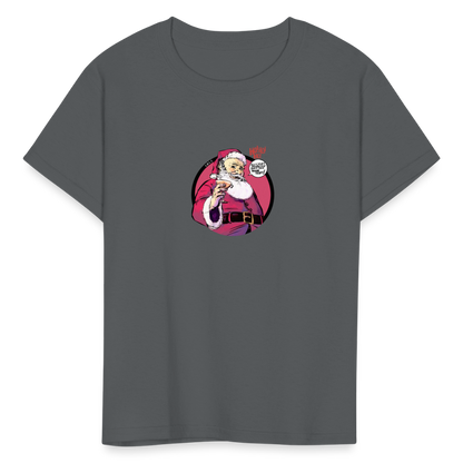 2023 Santa | Youth Tee - charcoal