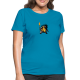 Free the Porcupine | Women's Tee - turquoise