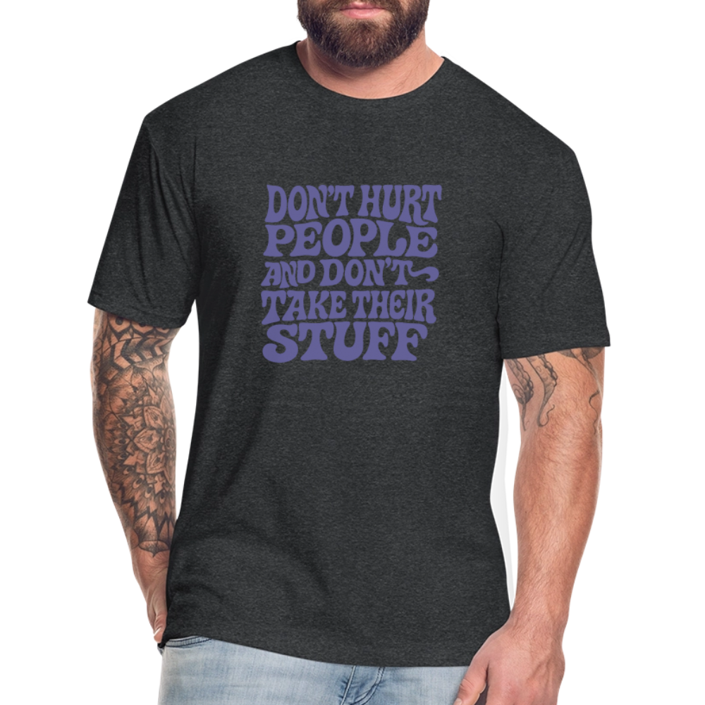 Don't Hurt People | Retro | Men's Tee - heather black