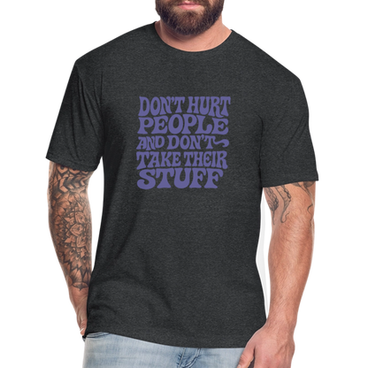 Don't Hurt People | Retro | Men's Tee - heather black