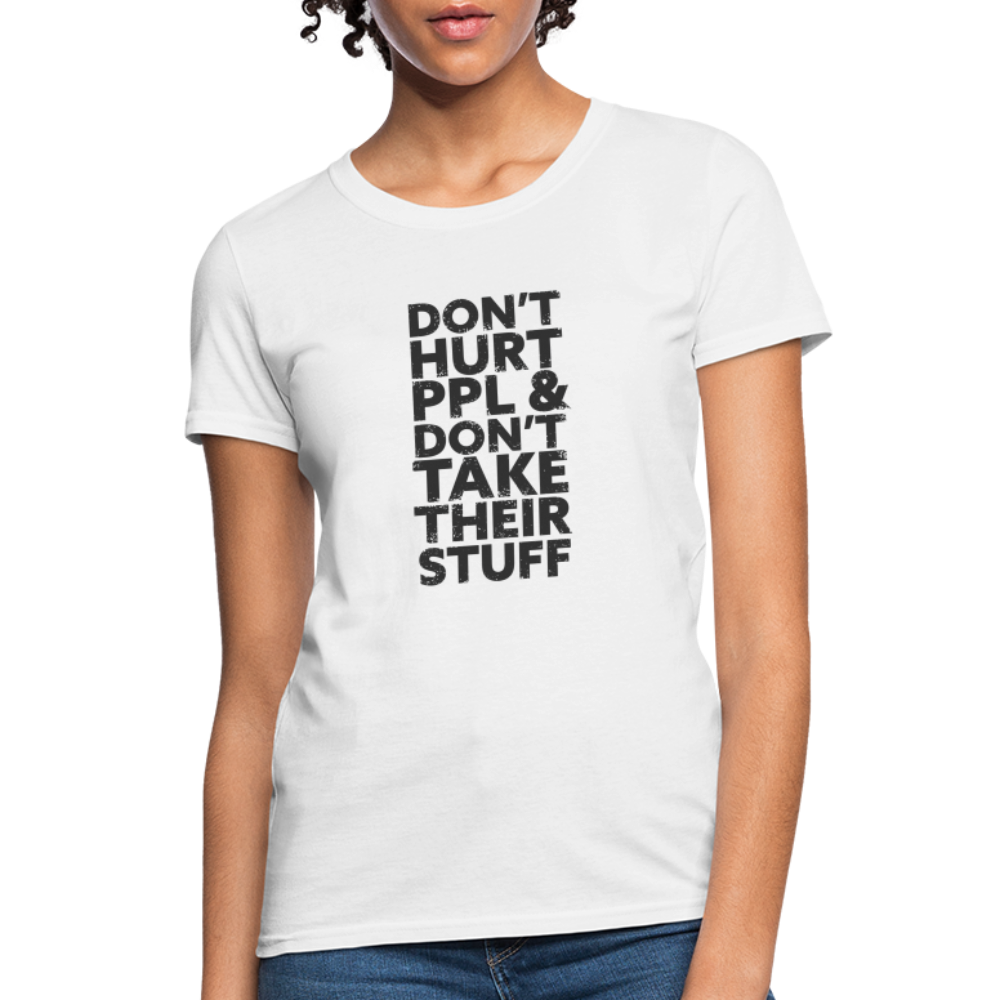 Don't Hurt People | Women's Tee - white