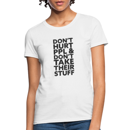 Don't Hurt People | Women's Tee - white