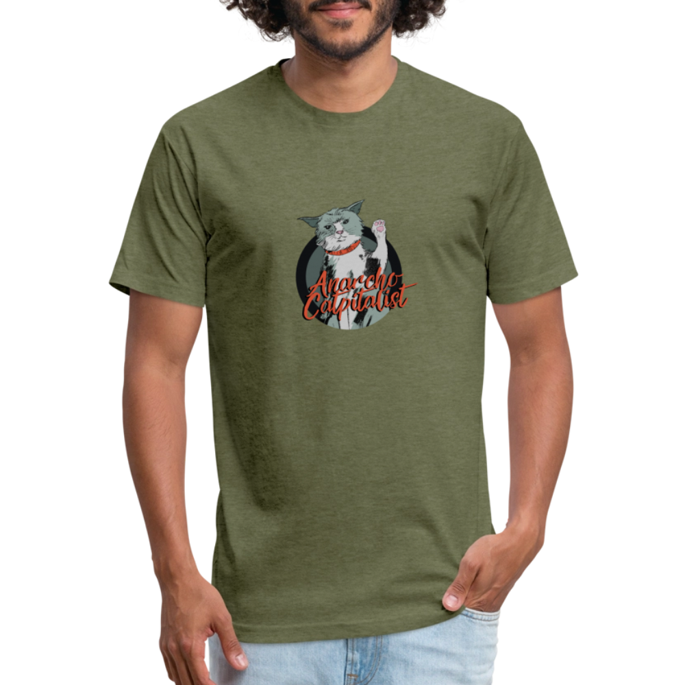 Anarcho-Catpitalist | Men's Tee - heather military green