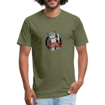 Anarcho-Catpitalist | Men's Tee - heather military green