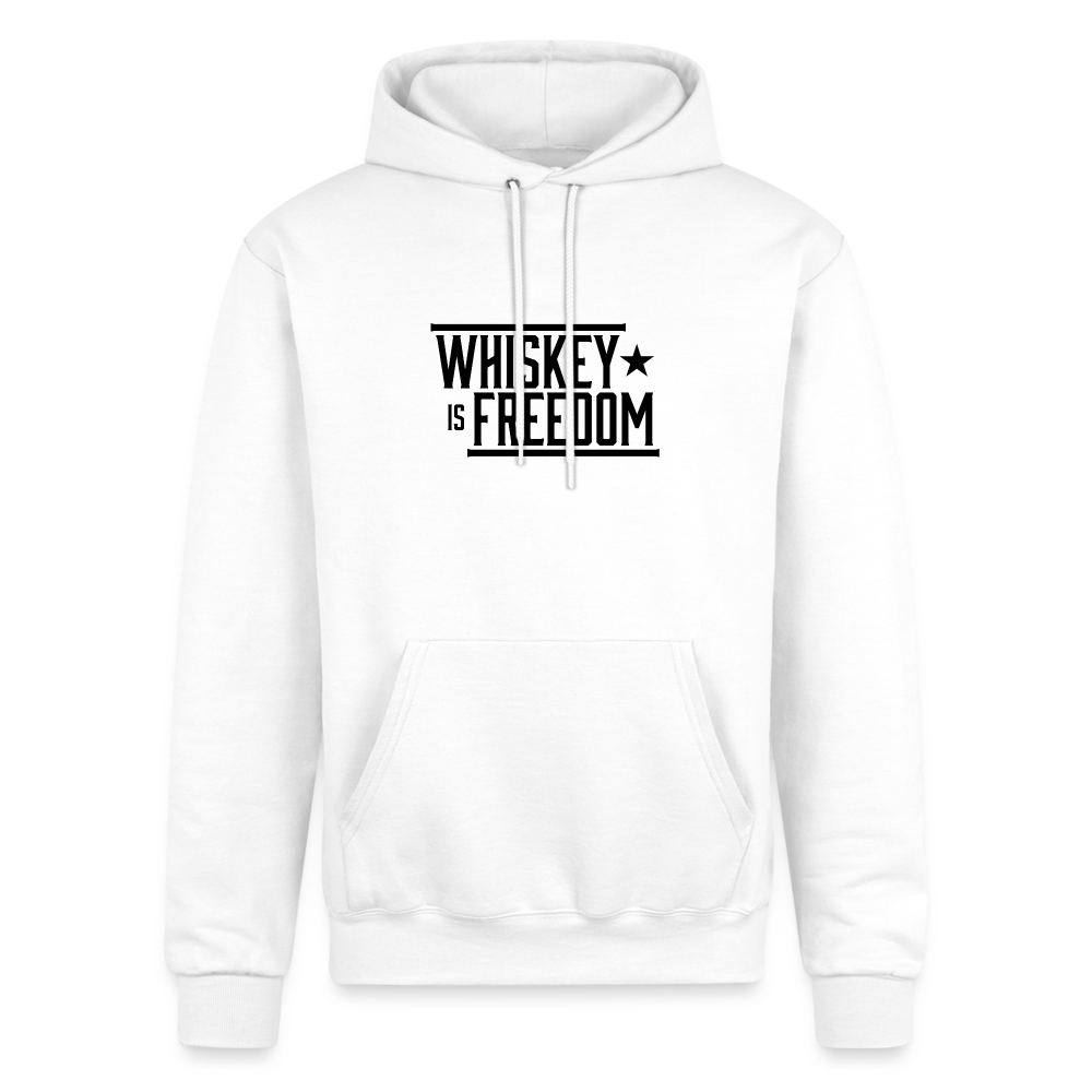 Whiskey is Freedom | Pullover Hoodie - white