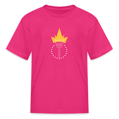 Freedom Torch | Youth Tee - fuchsia