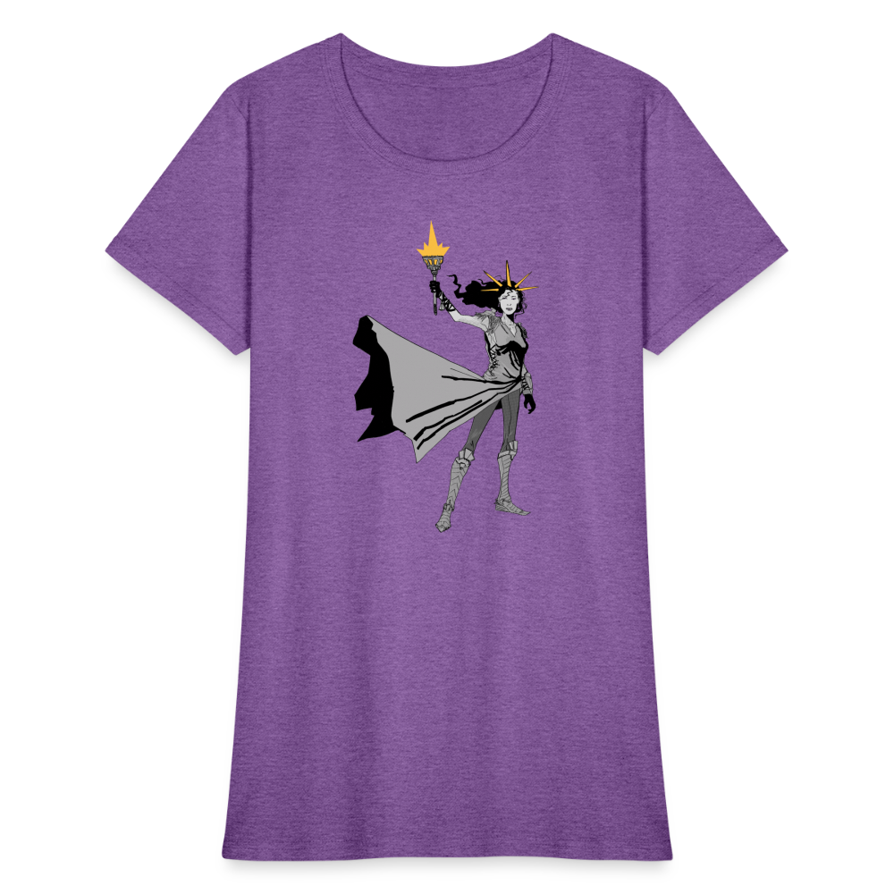 Liberty Hero | Women's Tee - purple heather