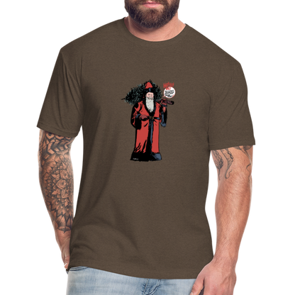 2022 Santa | Men's Tee - heather espresso